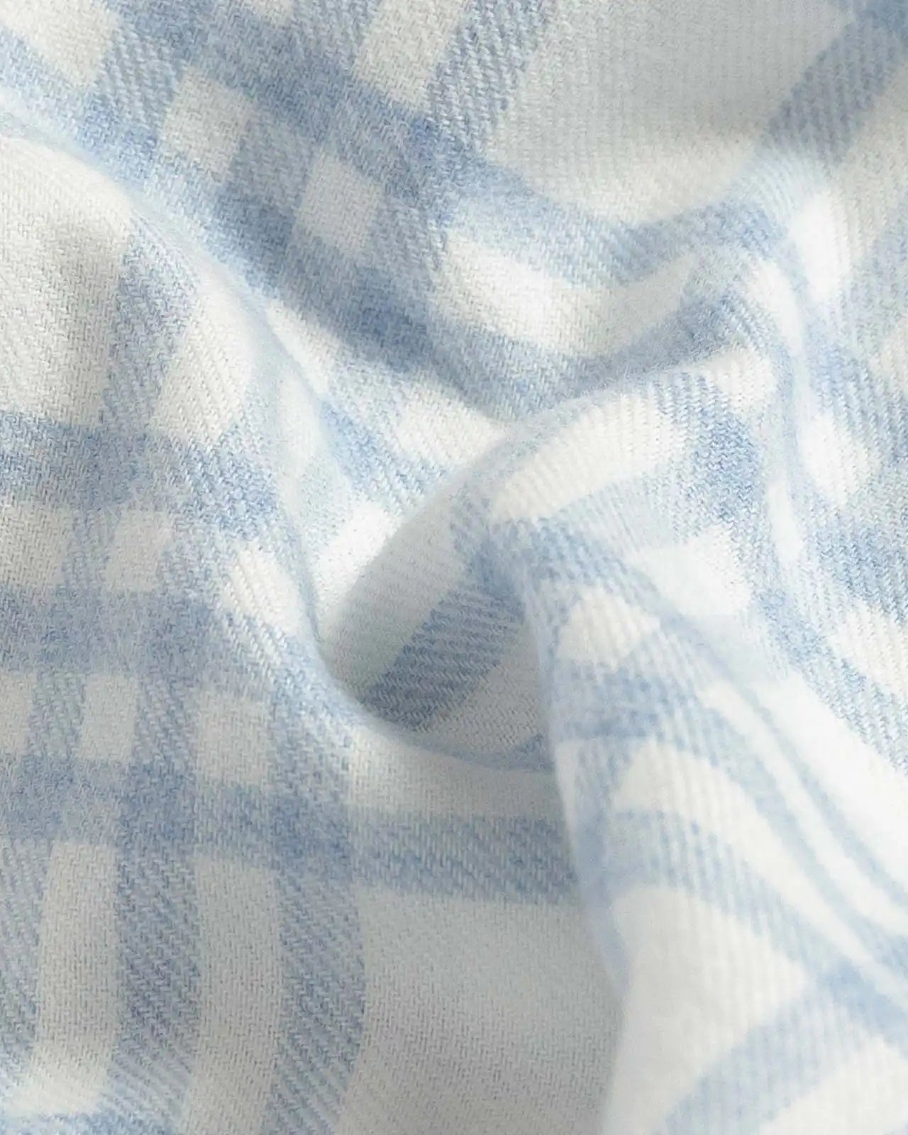 The Soft Blue Albini Arcadian Brushed Cotton Custom Shirt Custom Casual Shirt- Ledbury