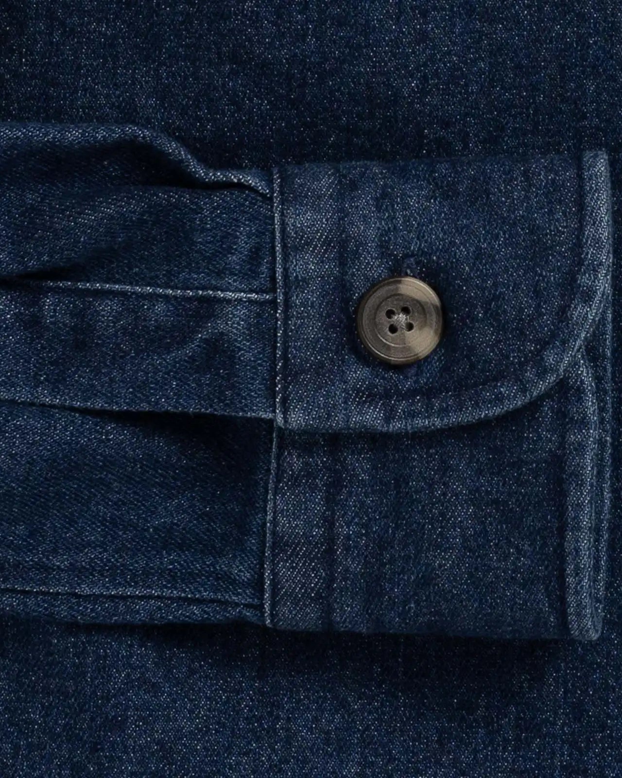 The Indigo Stretch Denim Shirt Jacket Custom Shirt Custom Shirt Jacket- Ledbury