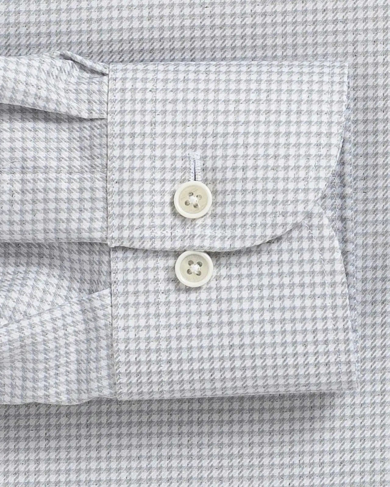 Pewter Staverly dress shirt cuff and sleeve detail