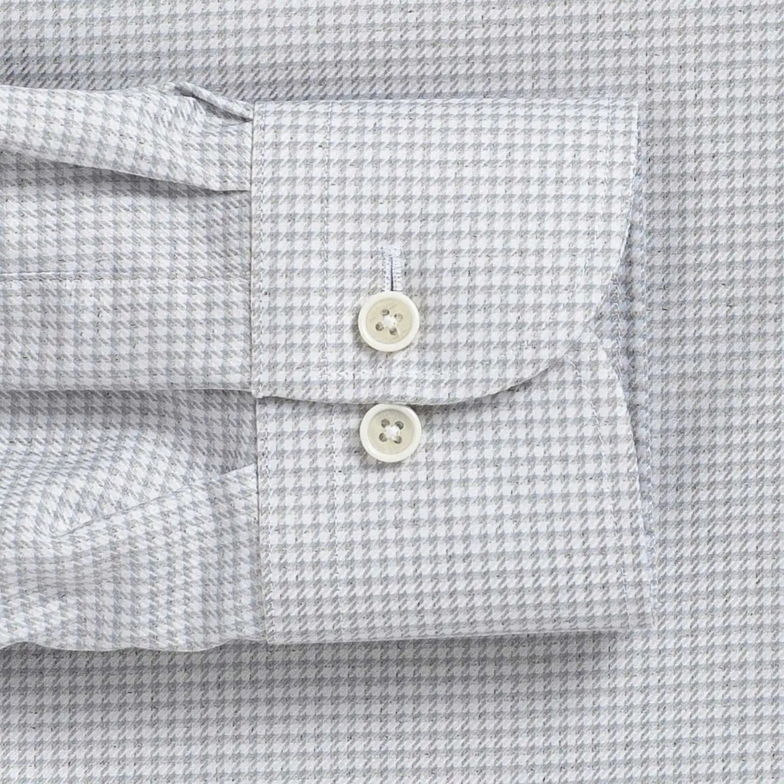 Pewter Staverly dress shirt cuff and sleeve detail