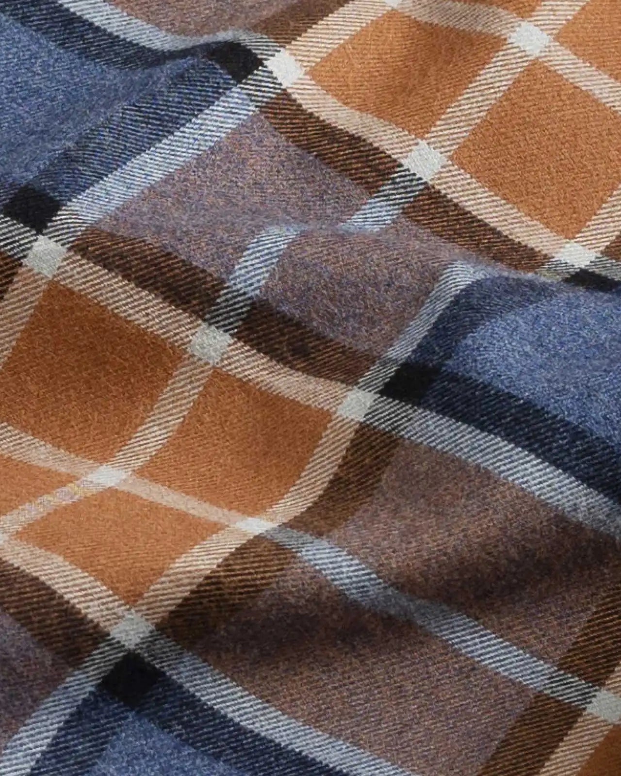 Baked clay Dohman flannel fabric weave close-up detail