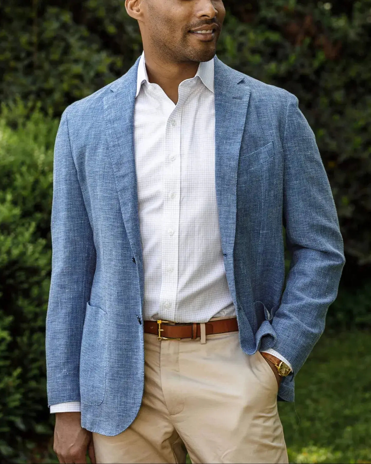 The Brick Red Singer Check Custom Shirt Custom Dress Shirt- Ledbury