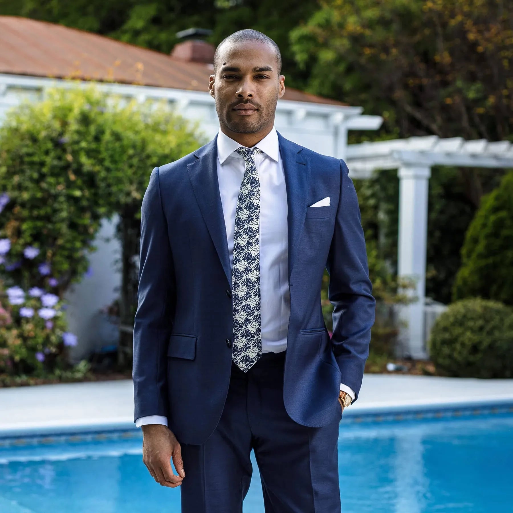 The White Canon Performance Twill Custom Shirt Custom Dress Shirt- Ledbury