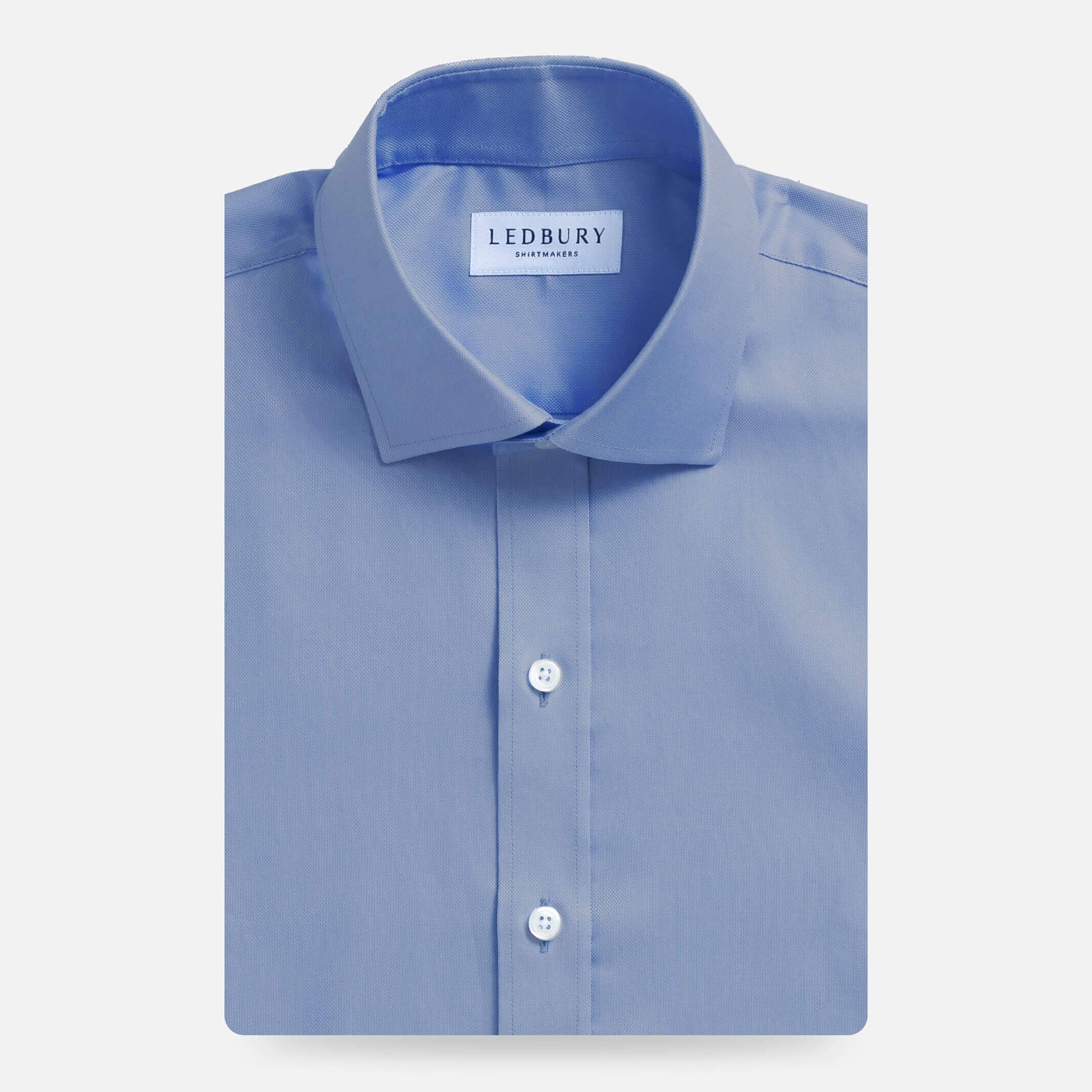 The Blue Brenford Royal Oxford Dress Shirt Dress Shirt- Ledbury