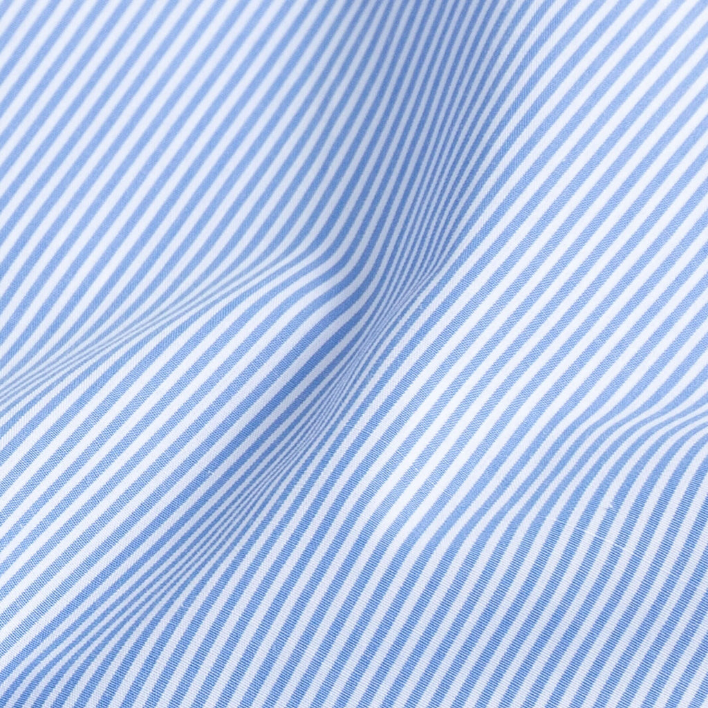 The Blue Chadwick Stripe Custom Shirt Custom Dress Shirt- Ledbury