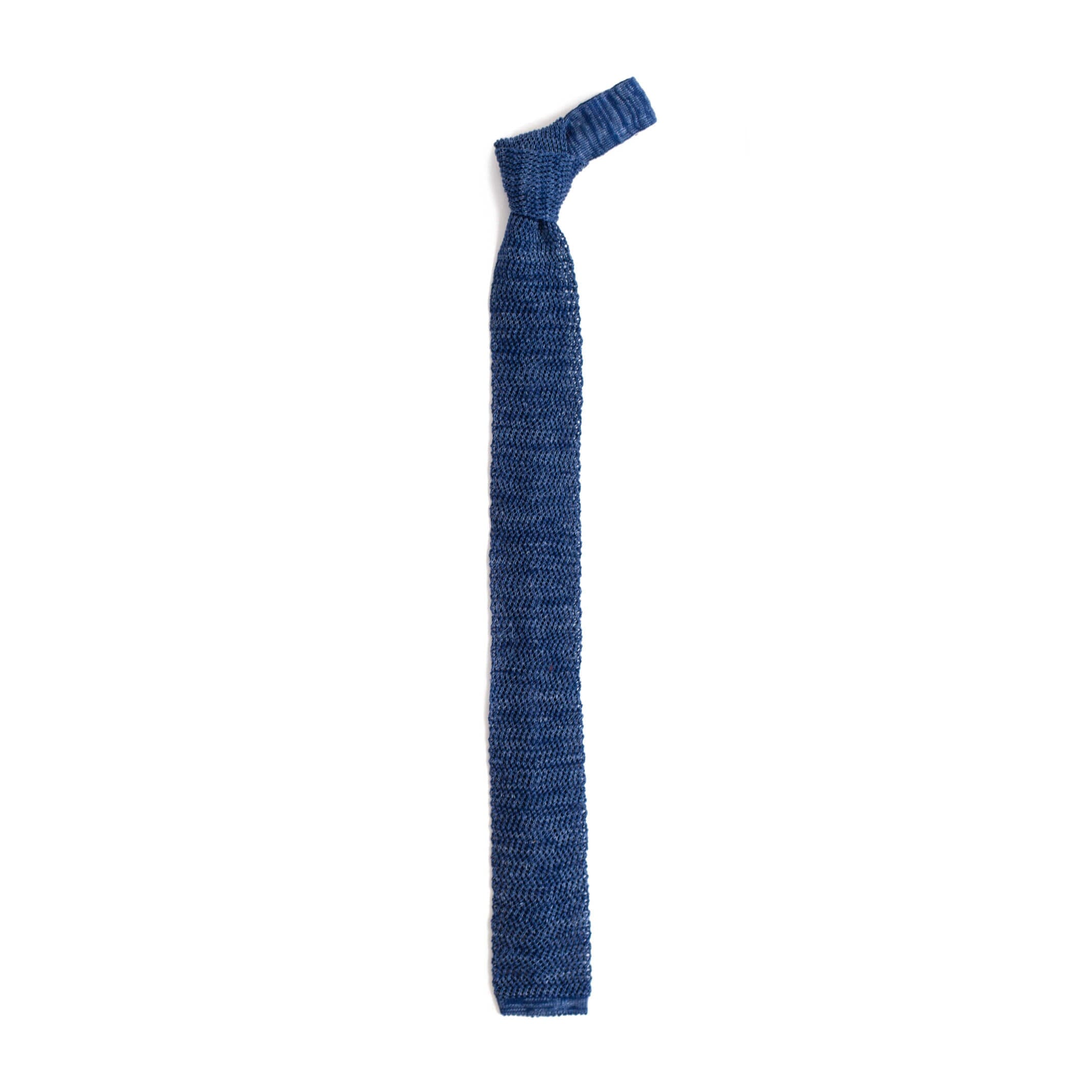 The Blue Woodmere Knit Tie Tie- Ledbury