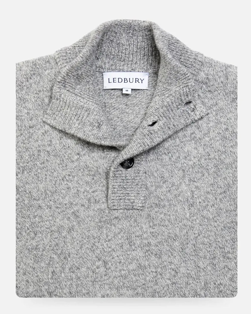 The Smoke Heather Brewer Mock Neck Sweater Sweater- Ledbury