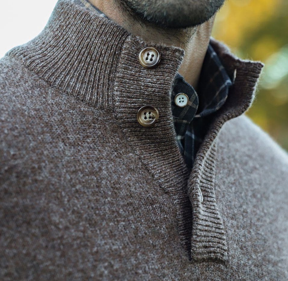 The Seal Heather Brewer Mock Neck Sweater Sweater- Ledbury