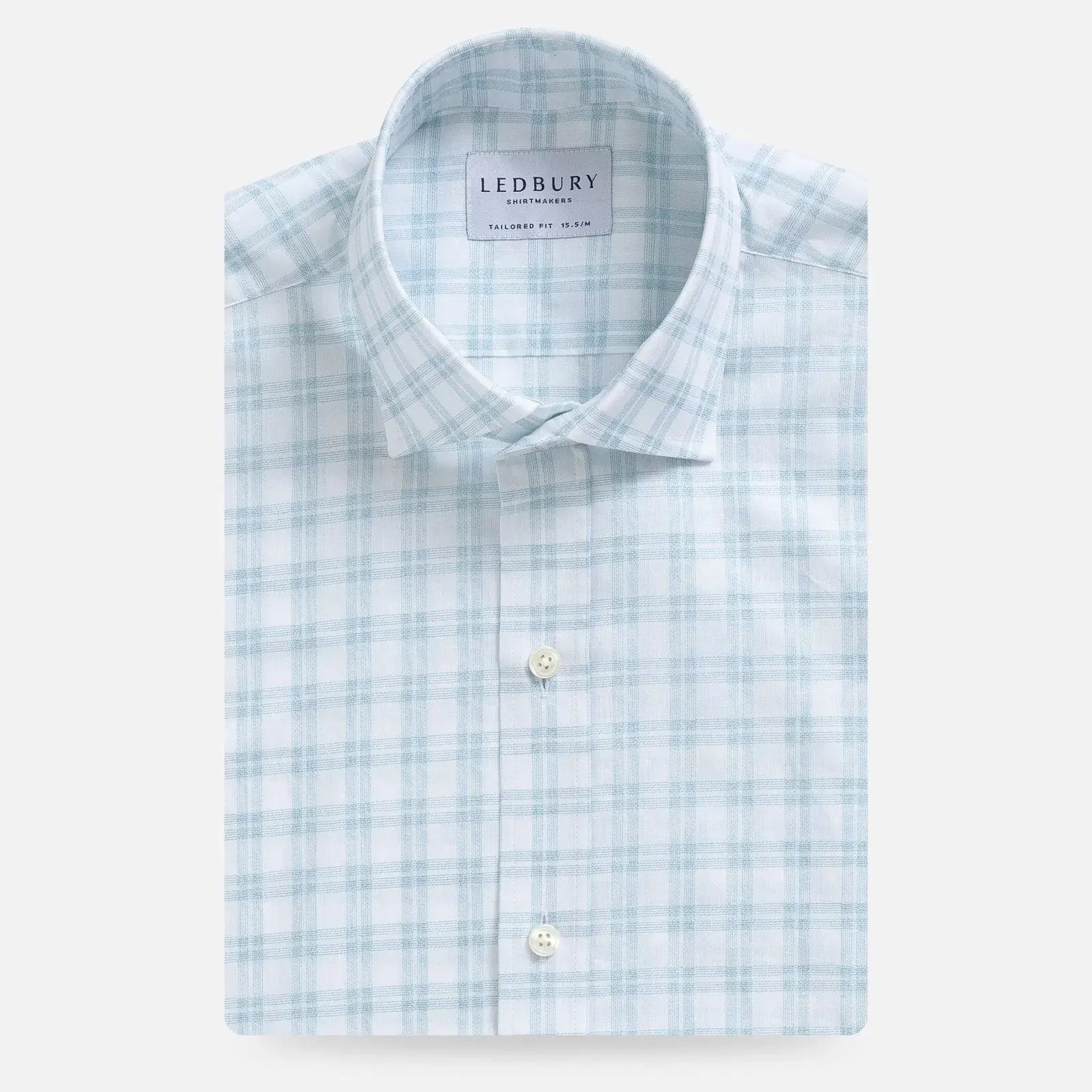 The Green Ellis Plaid Custom Shirt Custom Dress Shirt- Ledbury