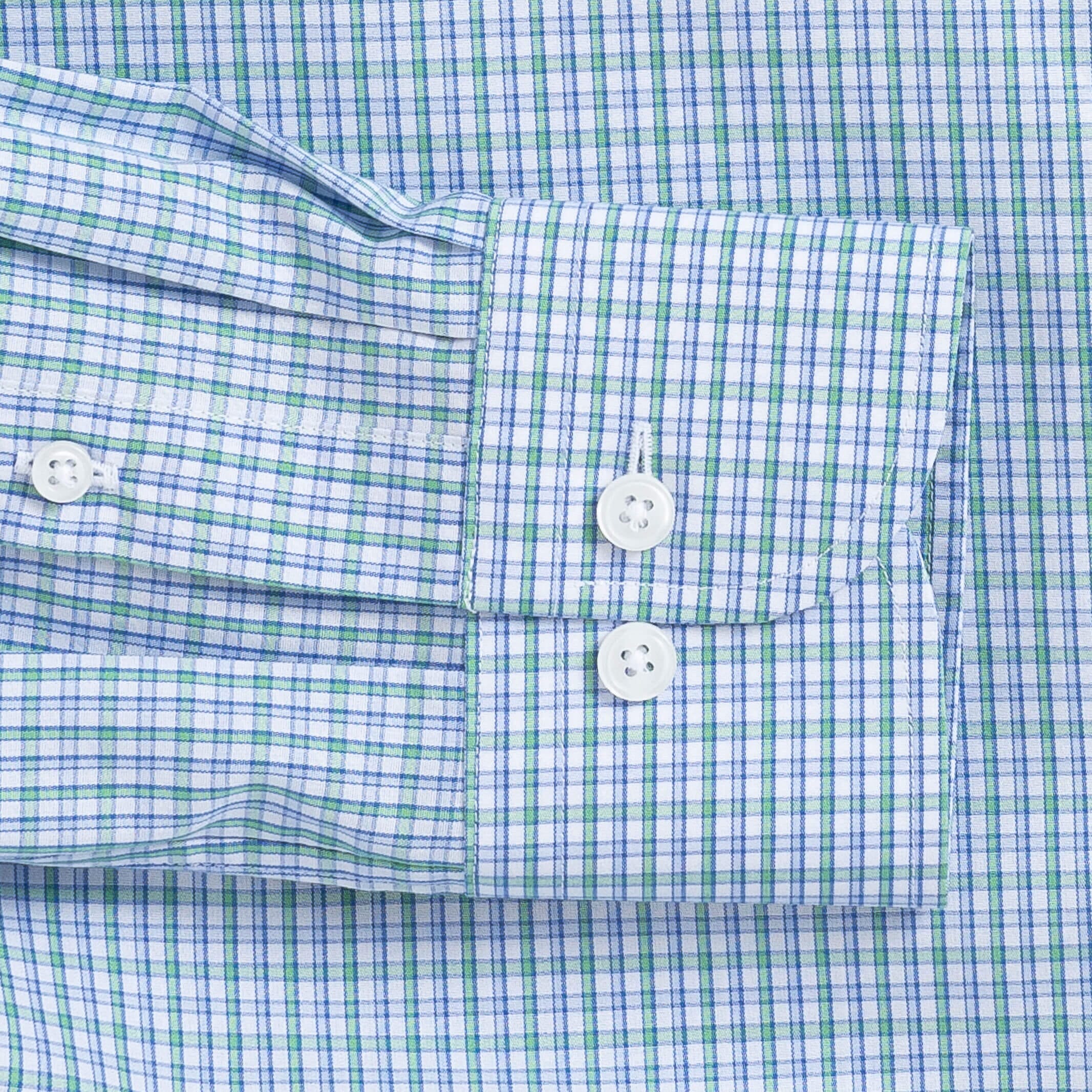The Green Chanler Check Dress Shirt Dress Shirt- Ledbury