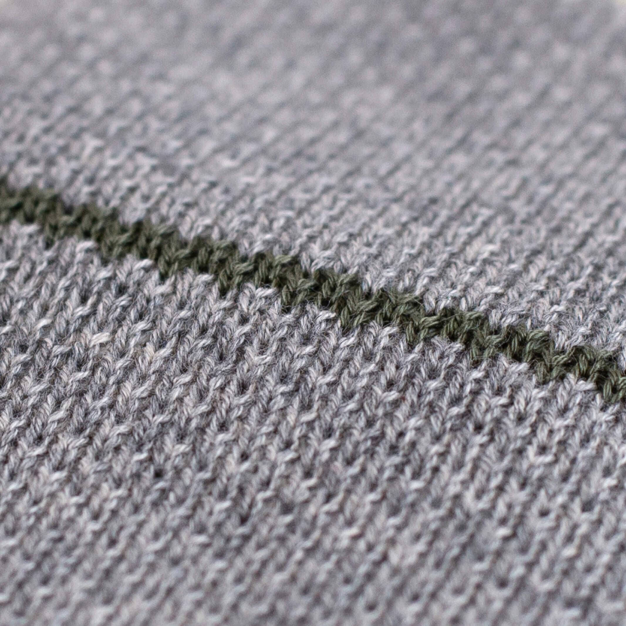 The Grey Heather Knit Tie Tie- Ledbury
