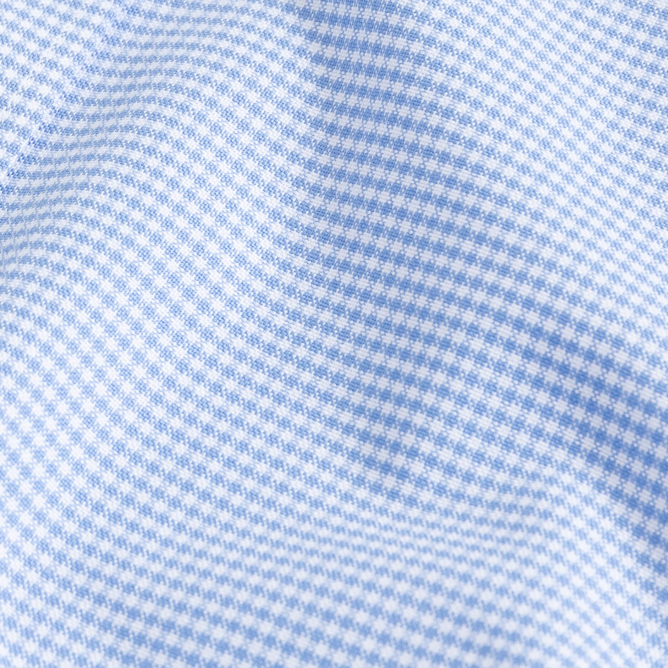 The Blue Hamilton Oxford Gingham Custom Dress Shirt- Ledbury