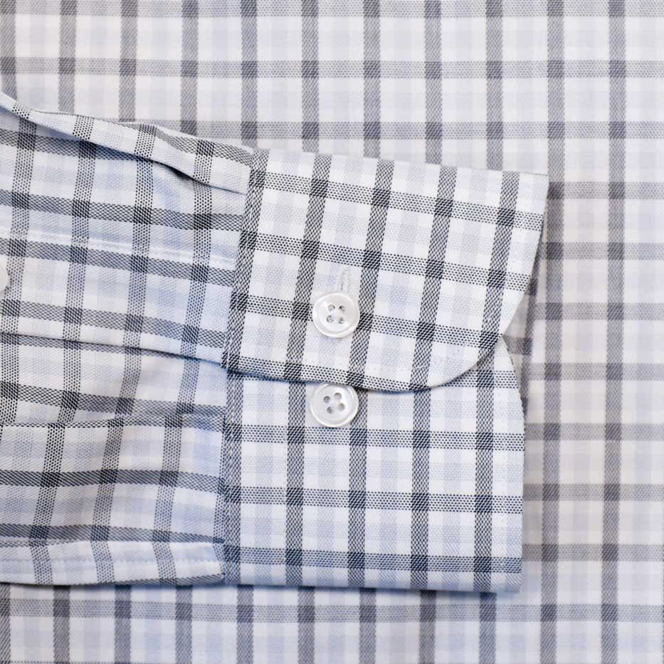 The Grey Huxley Tattersall Dress Shirt Dress Shirt- Ledbury