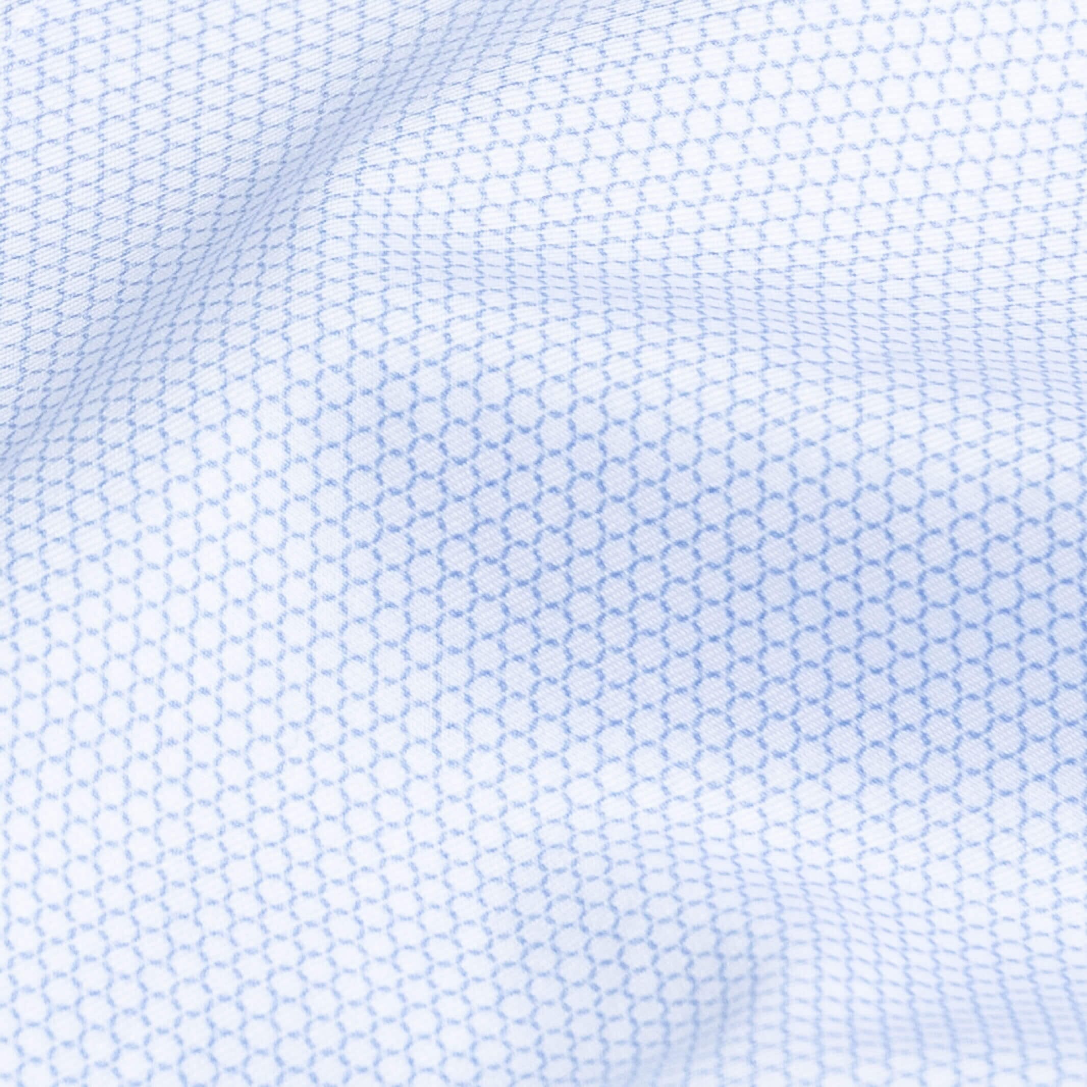 The Light Blue Eston Print Custom Shirt Custom Dress Shirt- Ledbury