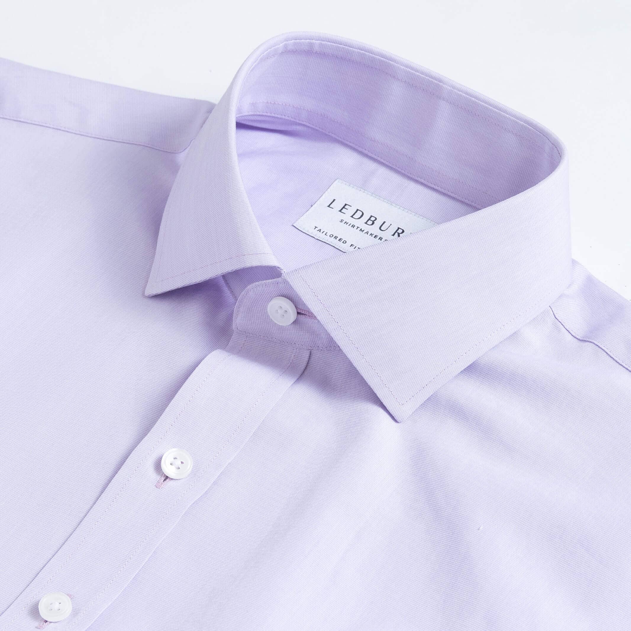 The Lilac Estes Chambray Custom Shirt Custom Dress Shirt- Ledbury