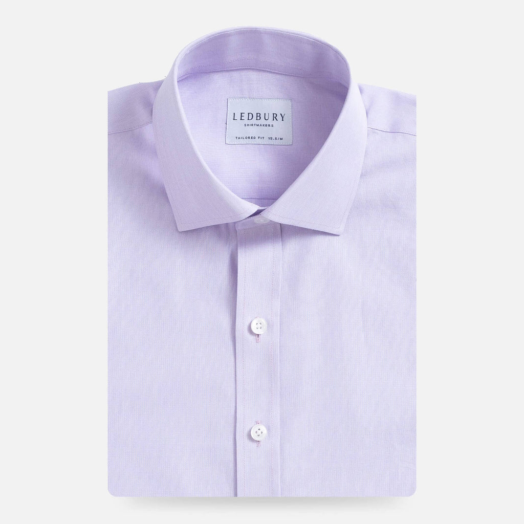 The Lilac Estes Chambray Custom Shirt Custom Dress Shirt- Ledbury