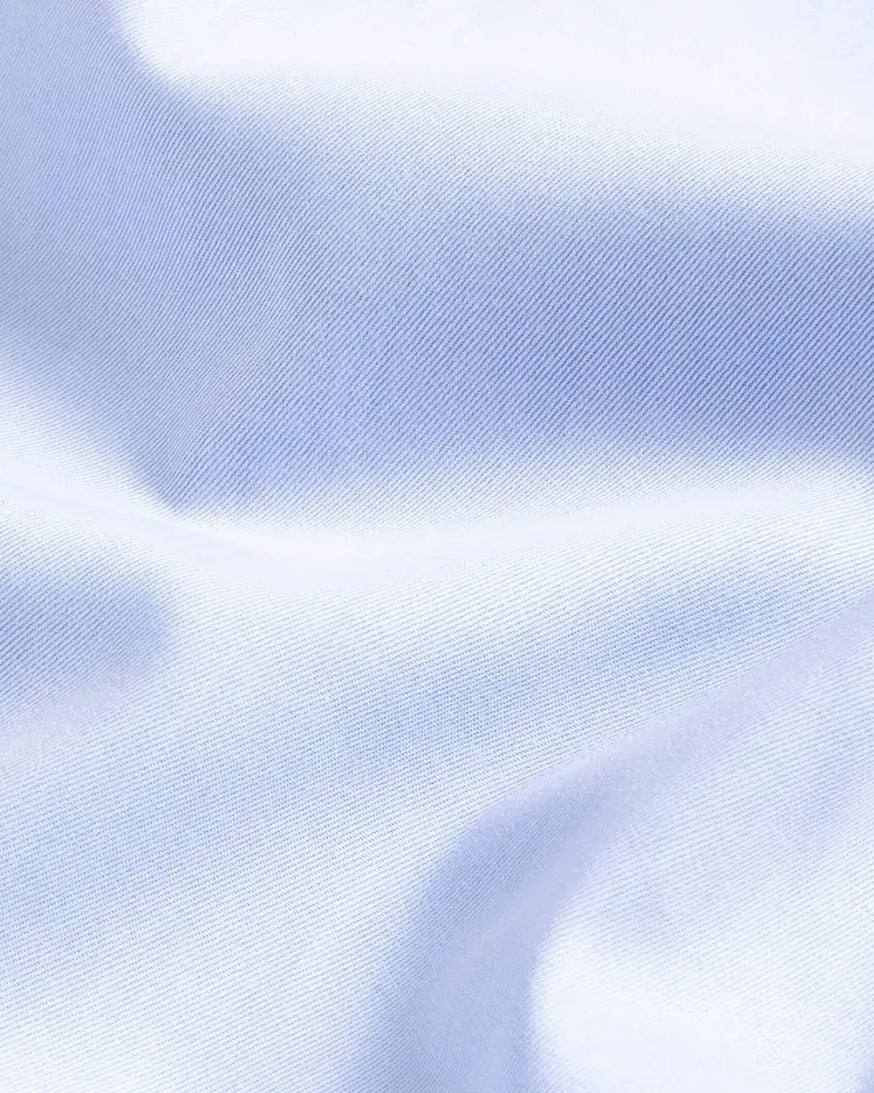 The Blue Madison Fine Twill with Navy Buttons Custom Shirt Custom Dress Shirt- Ledbury