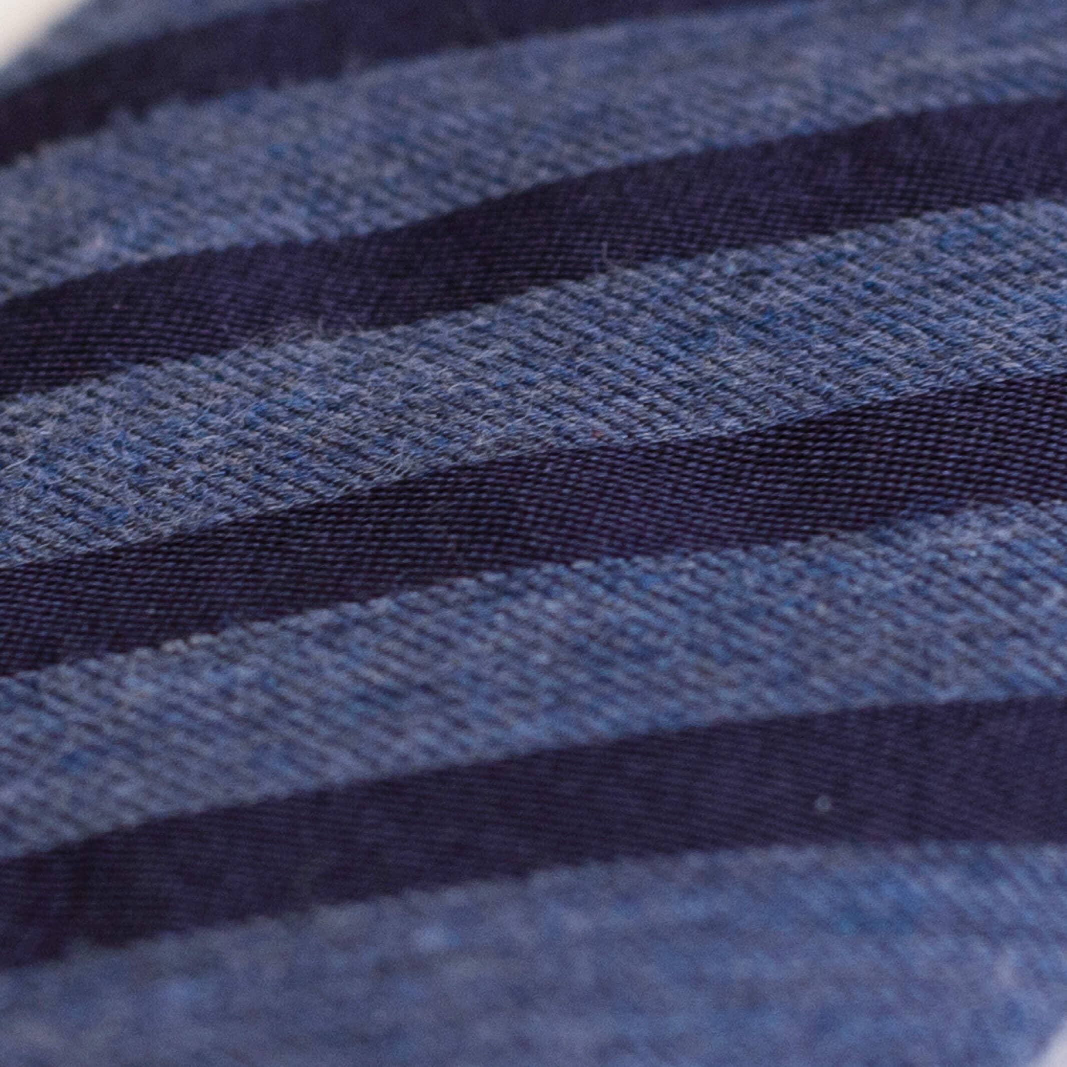 The Navy Albertson Stripe Tie Tie- Ledbury
