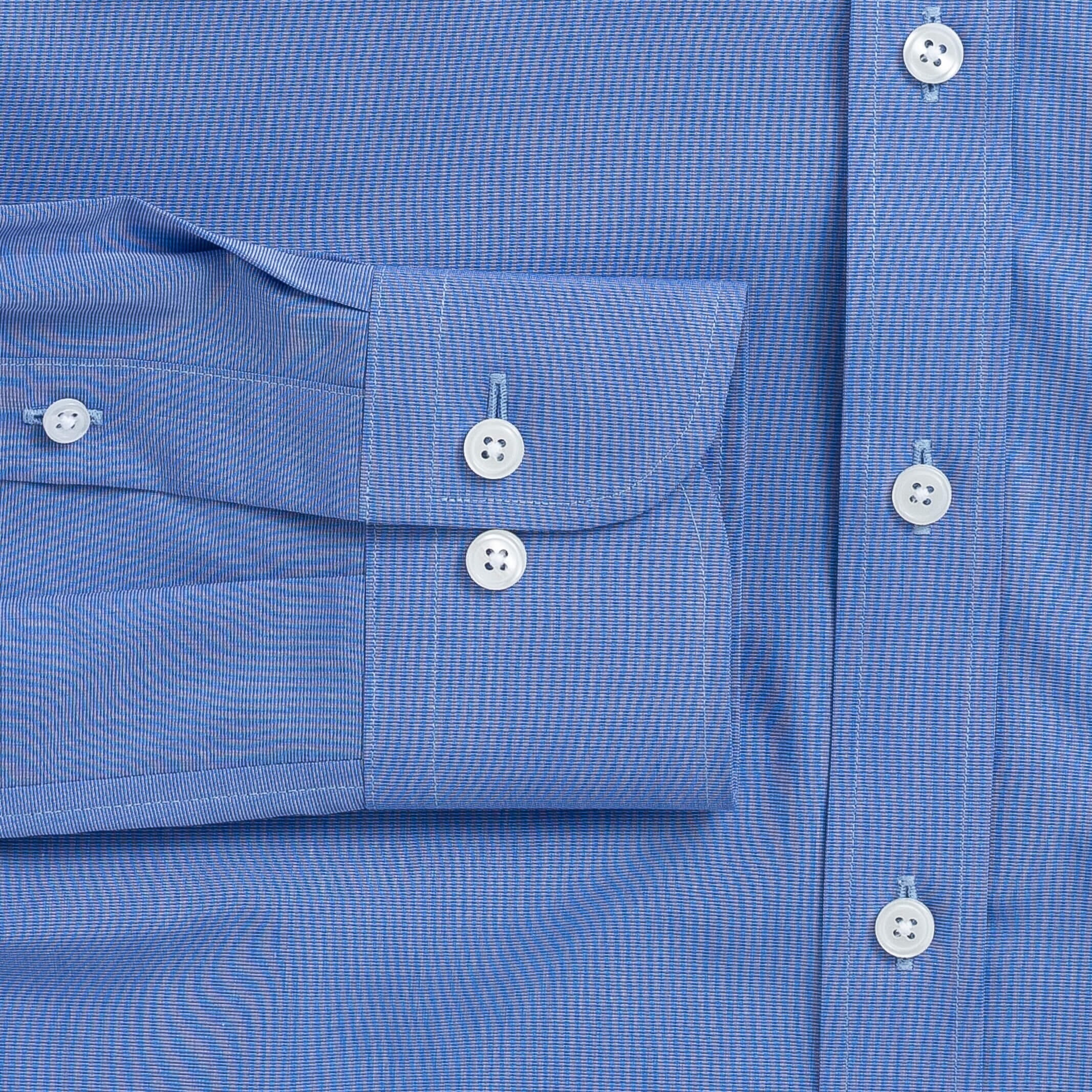 The Blue Pearce End on End Dress Shirt Dress Shirt- Ledbury