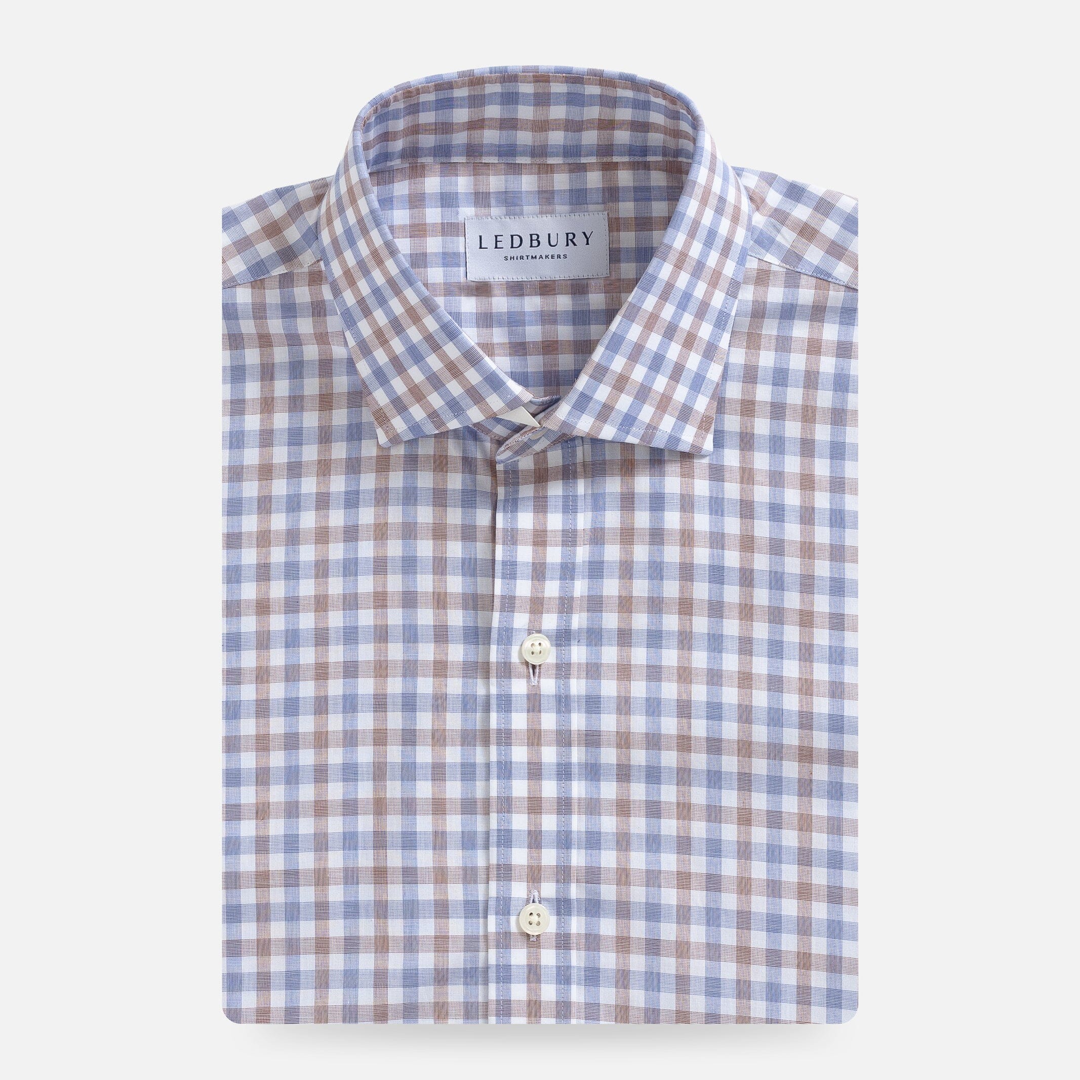 The Cedar Rollins Plaid Custom Shirt Custom Dress Shirt- Ledbury
