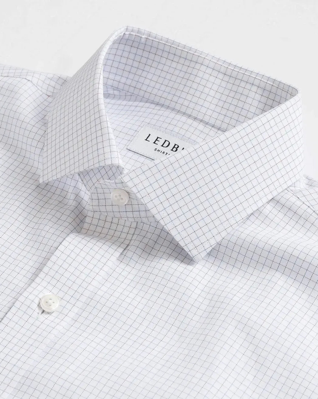 The Brick Red Singer Check Custom Shirt Custom Dress Shirt- Ledbury