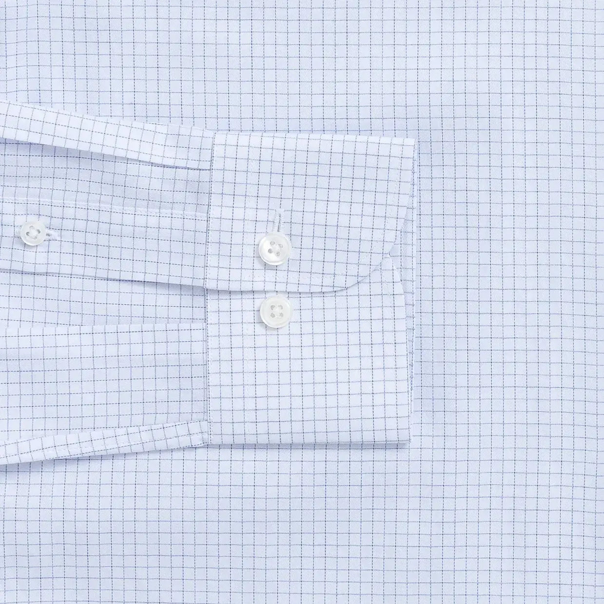 The Navy Singer Check Custom Shirt Custom Dress Shirt- Ledbury