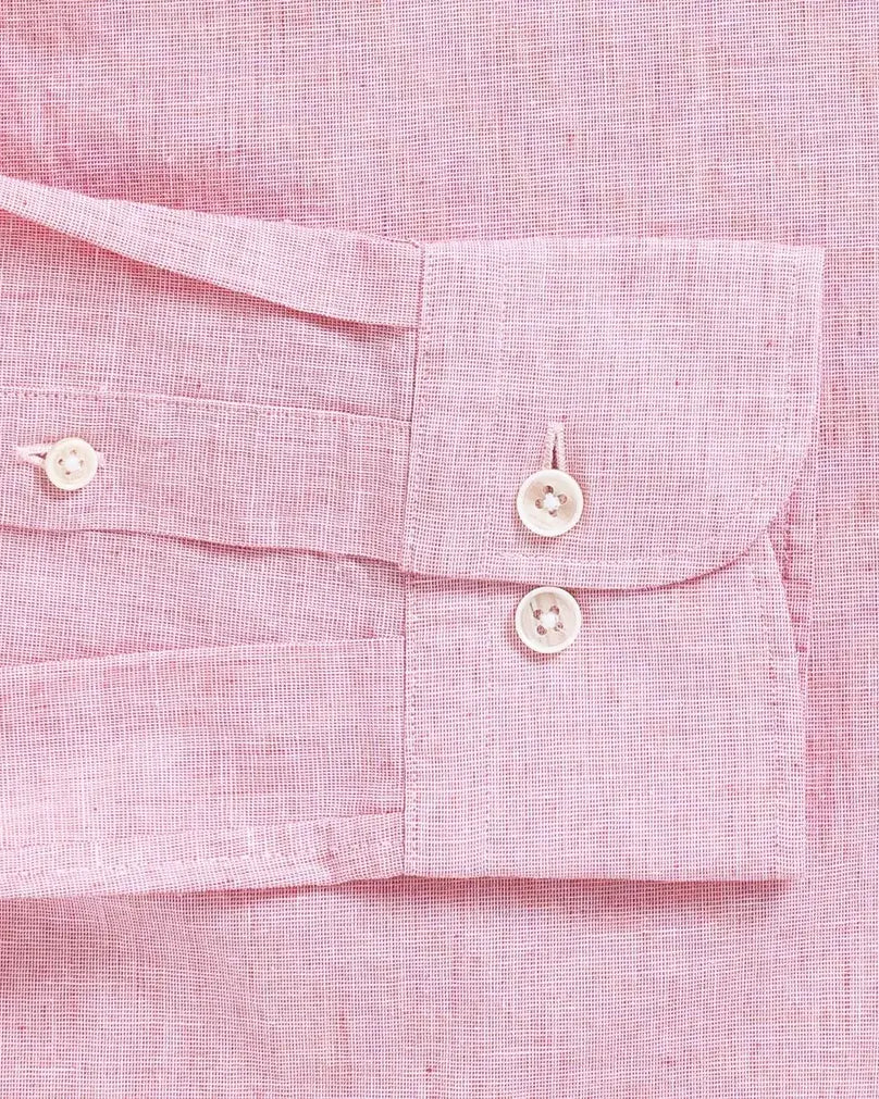 The Watermelon Barretto Cotton Linen Custom Shirt Custom Casual Shirt- Ledbury