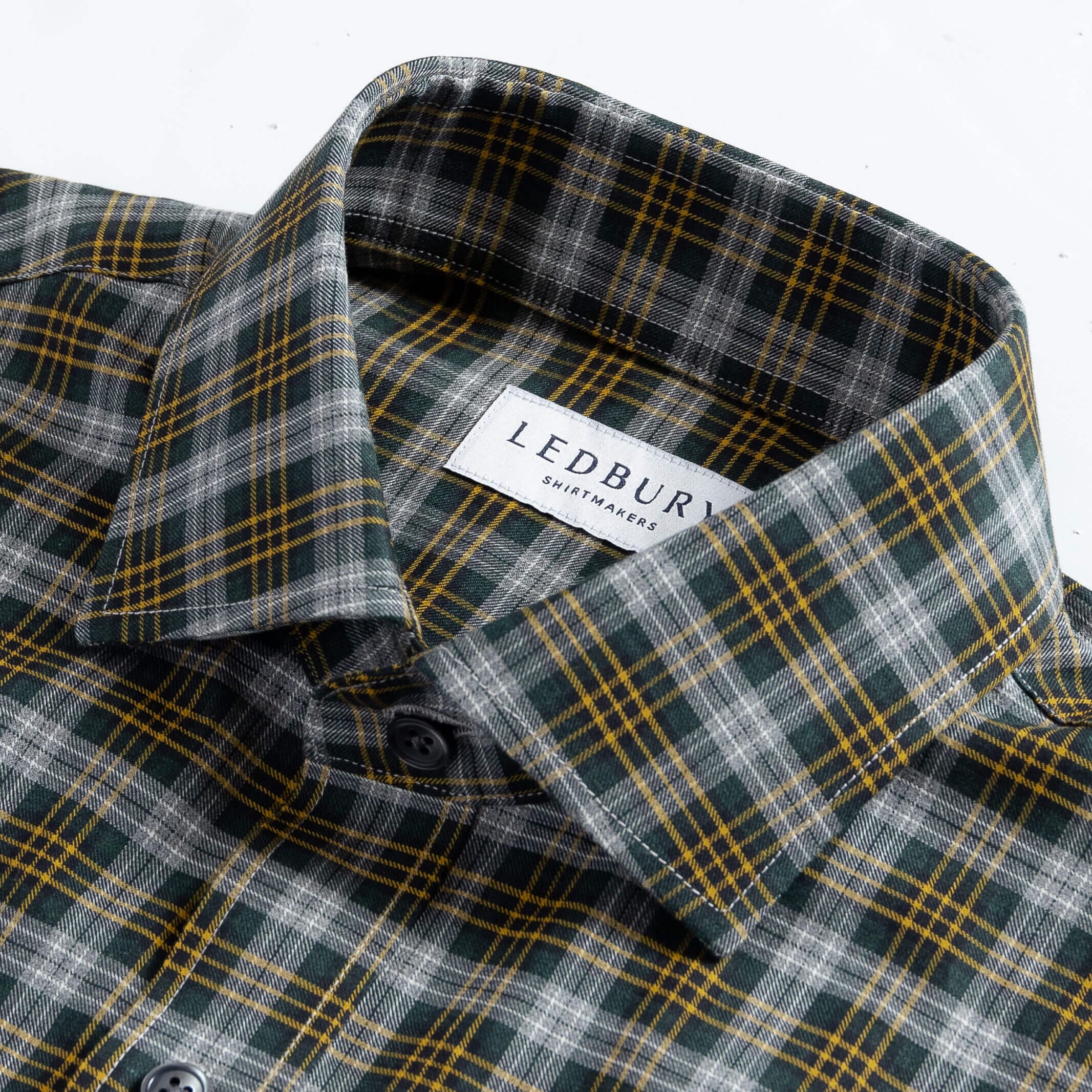 The Yellow Buren Plaid Custom Shirt Custom Casual Shirt- Ledbury