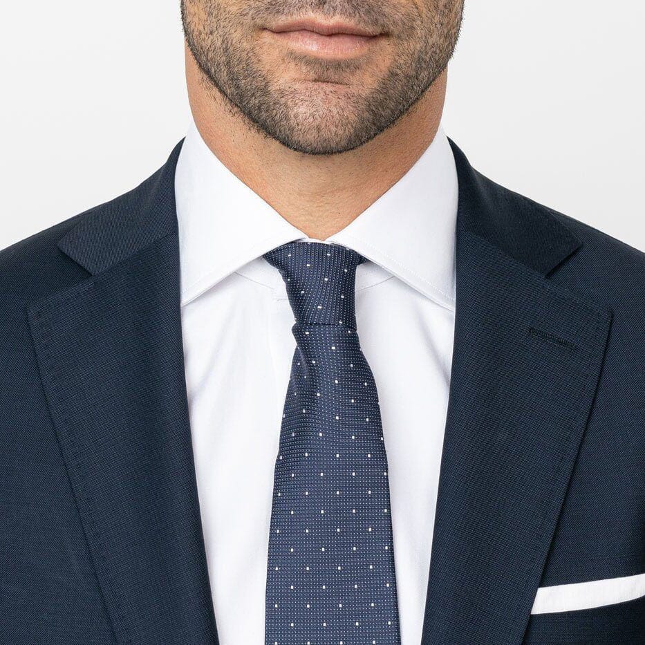 The White King Fine Twill Custom Shirt Custom Dress Shirt- Ledbury