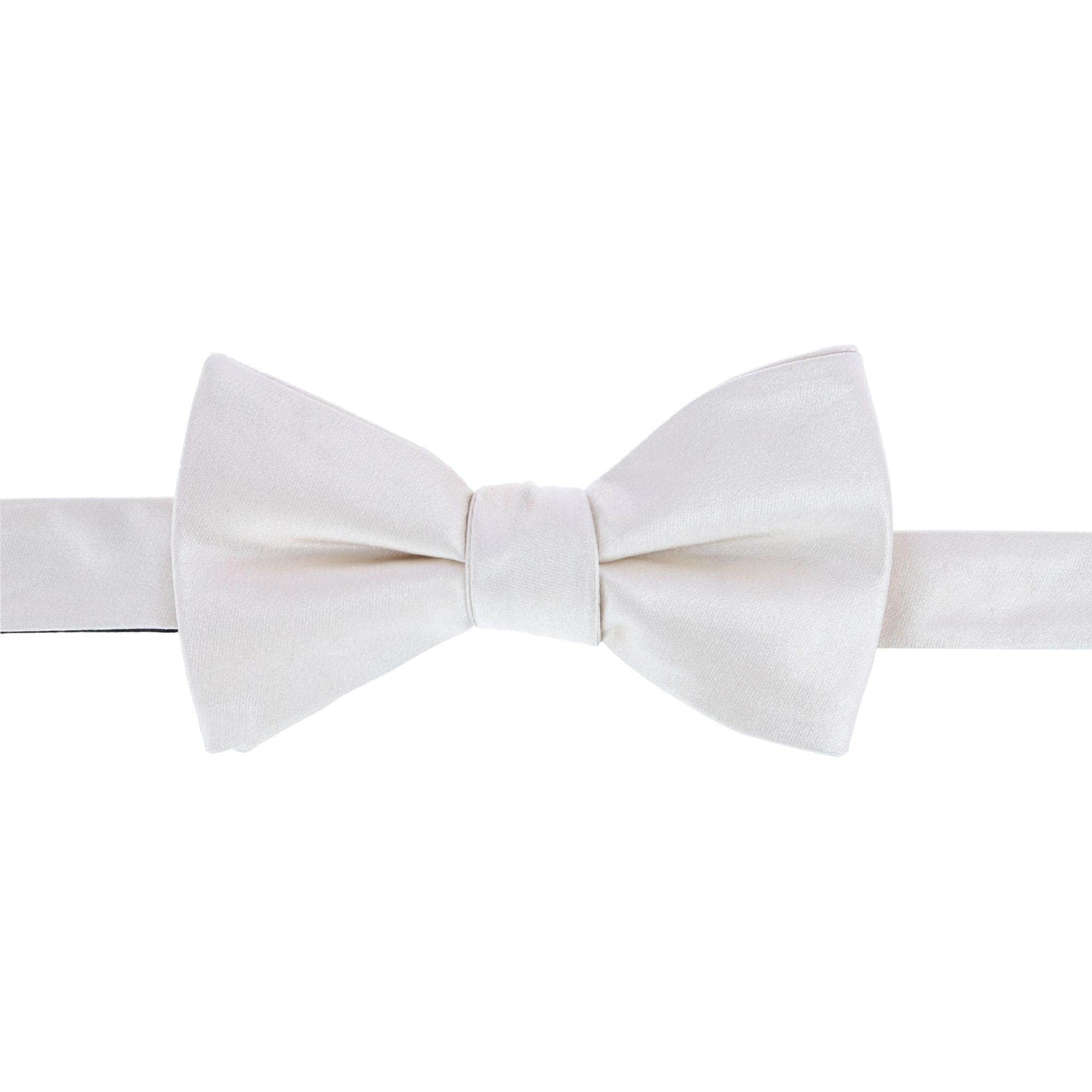 Trafalgar Sutton Solid Color Silk Bow Tie Bowtie- Ledbury
