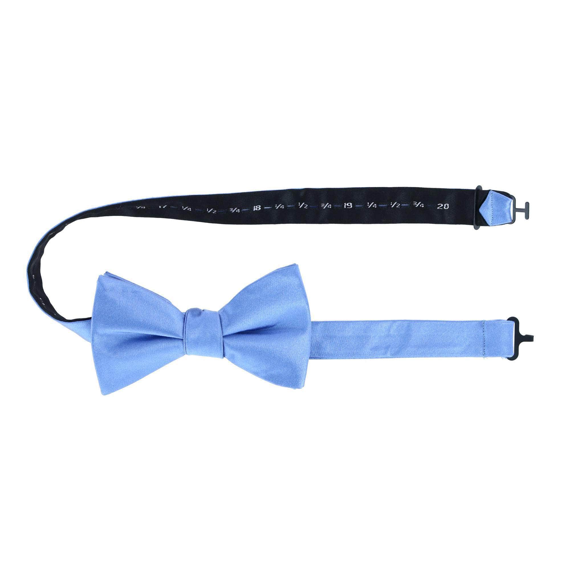 Trafalgar Sutton Solid Color Silk Bow Tie Bowtie- Ledbury