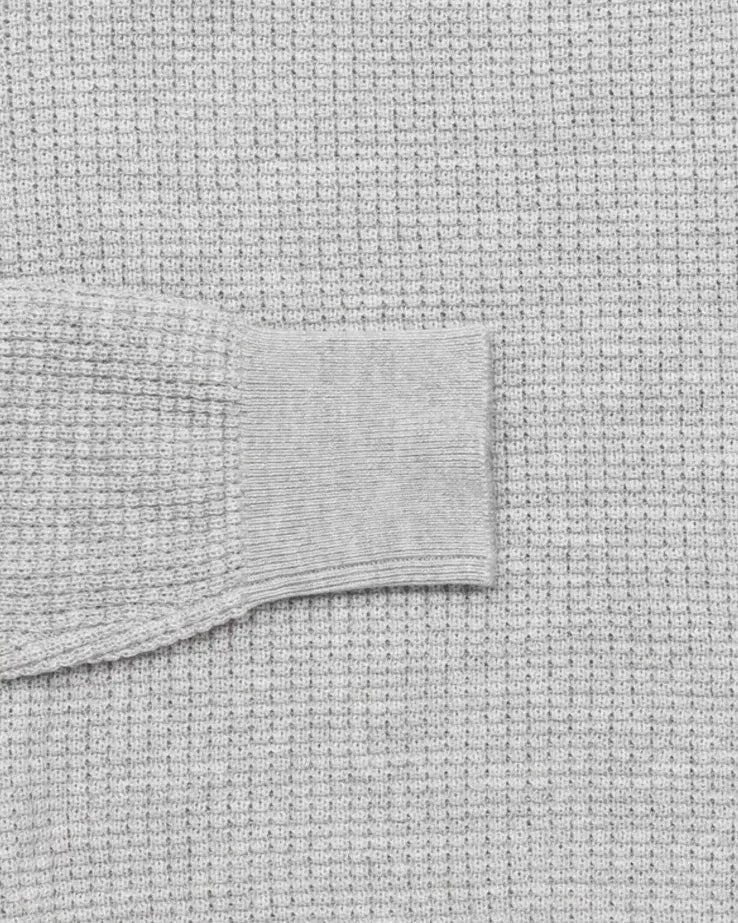 The Light Grey Heather Walden Thermal Crew Sweater Sweater- Ledbury