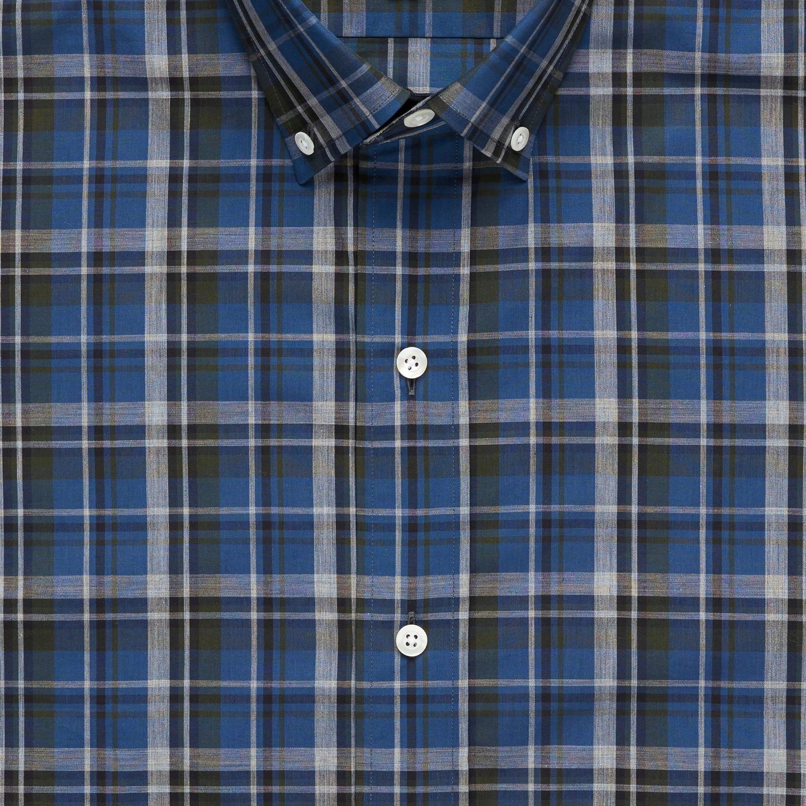 The Grey Aldrich Plaid Casual Shirt Casual Shirt- Ledbury