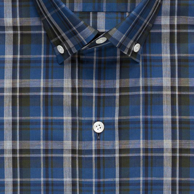 The Grey Aldrich Plaid Casual Shirt Casual Shirt- Ledbury