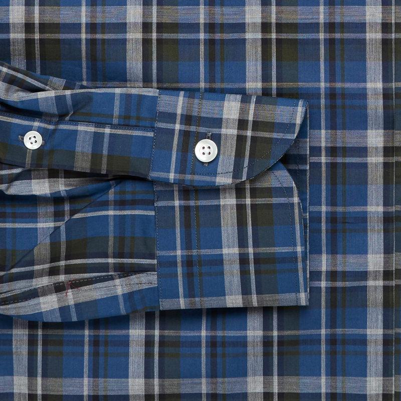 The Grey Aldrich Plaid Casual Shirt Casual Shirt- Ledbury