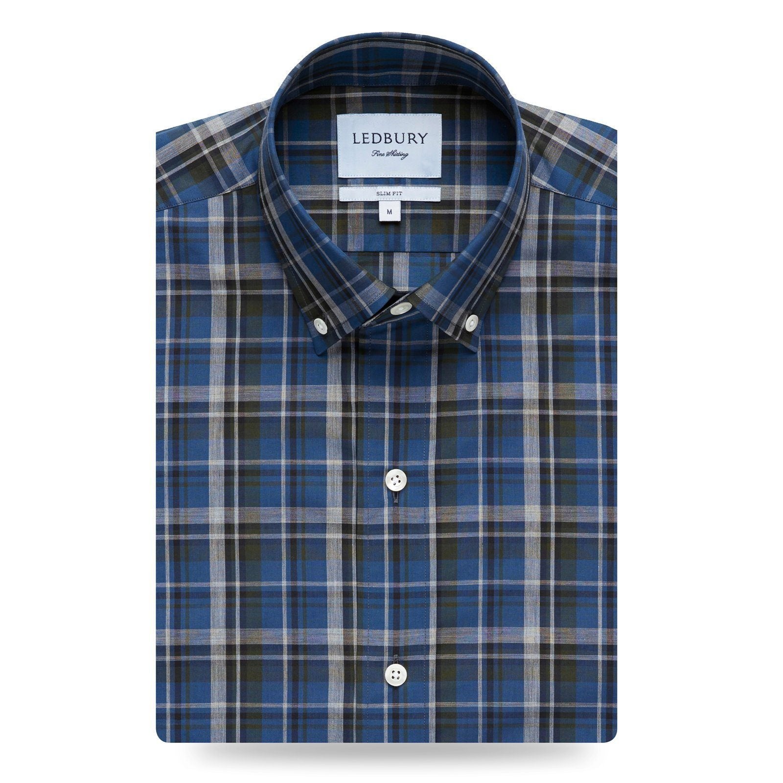 The Grey Aldrich Plaid Casual Shirt Casual Shirt- Ledbury