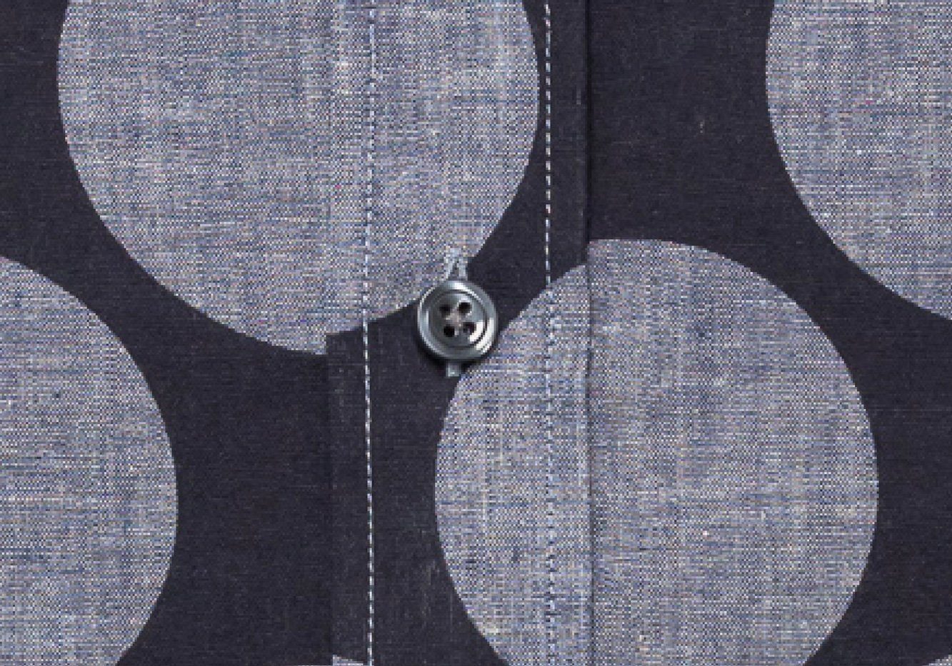 The Navy Foundry Print Casual Shirt Casual Shirt- Ledbury