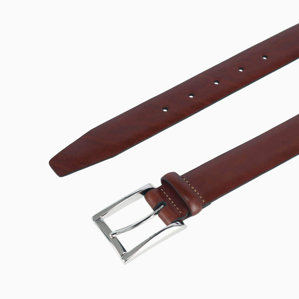 Trafalgar Broderick Honey Maple Leather Dress Belt Belt- Ledbury