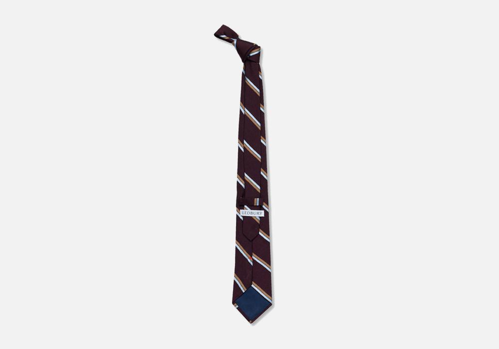 The Currant Rochelle Stripe Tie Tie- Ledbury