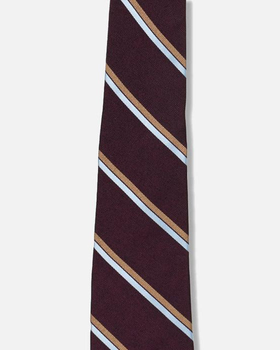 The Currant Rochelle Stripe Tie Tie- Ledbury