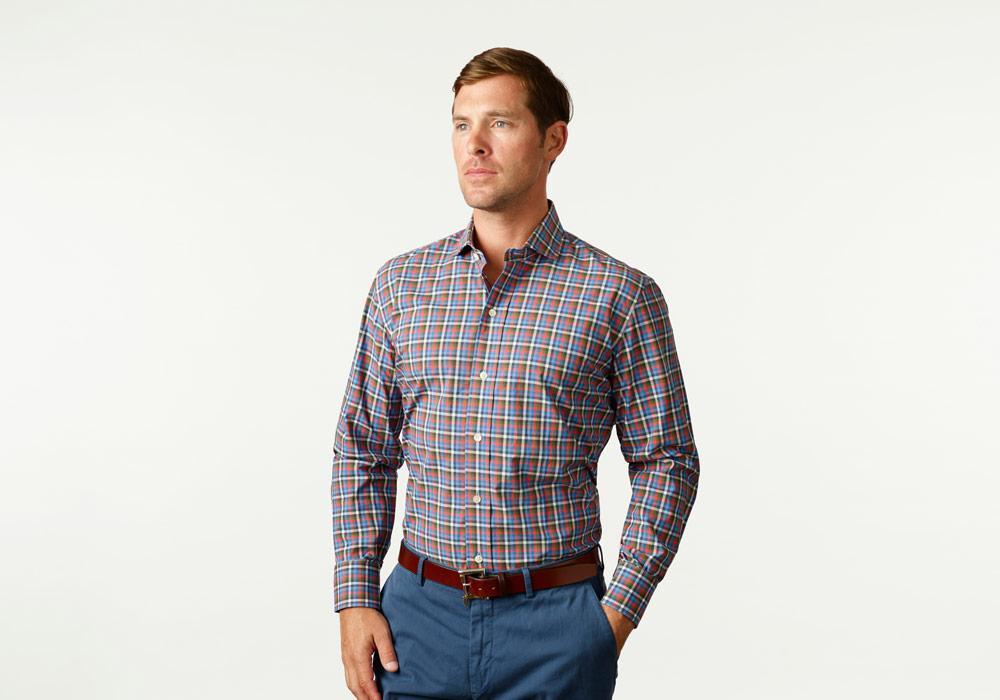 The Green Kirby Gingham Casual Shirt Casual Shirt- Ledbury