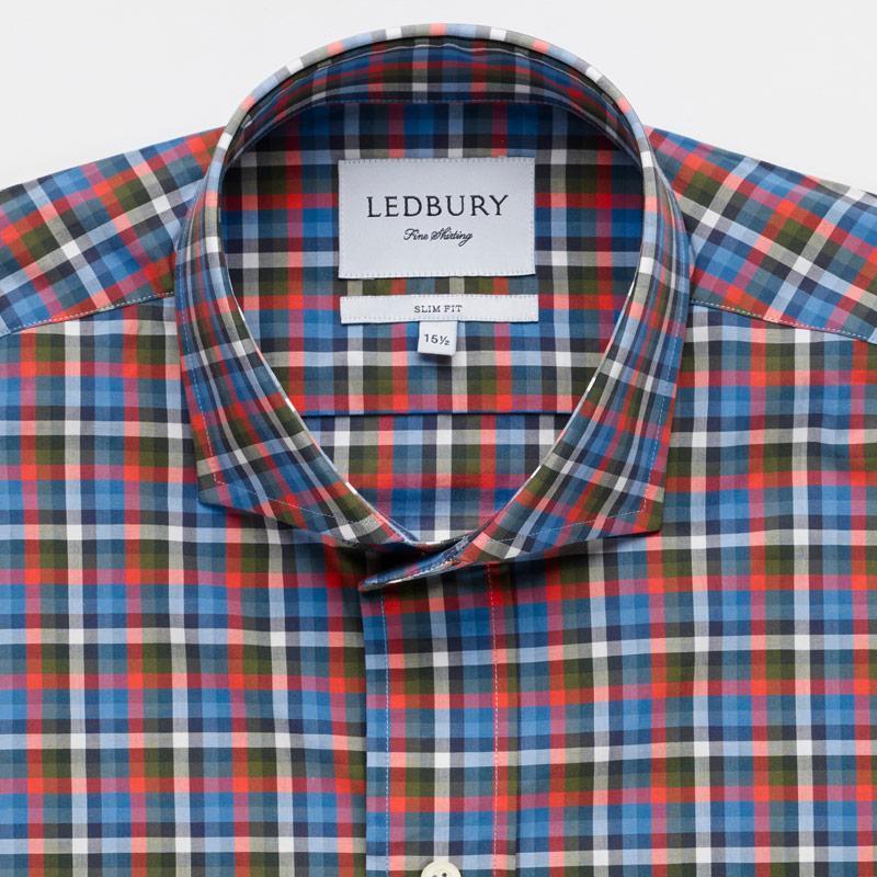 The Green Kirby Gingham Casual Shirt Casual Shirt- Ledbury