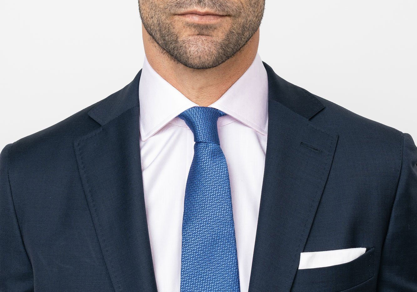 The Pink Fine Twill Spread Dress Shirt Dress Shirt- Ledbury