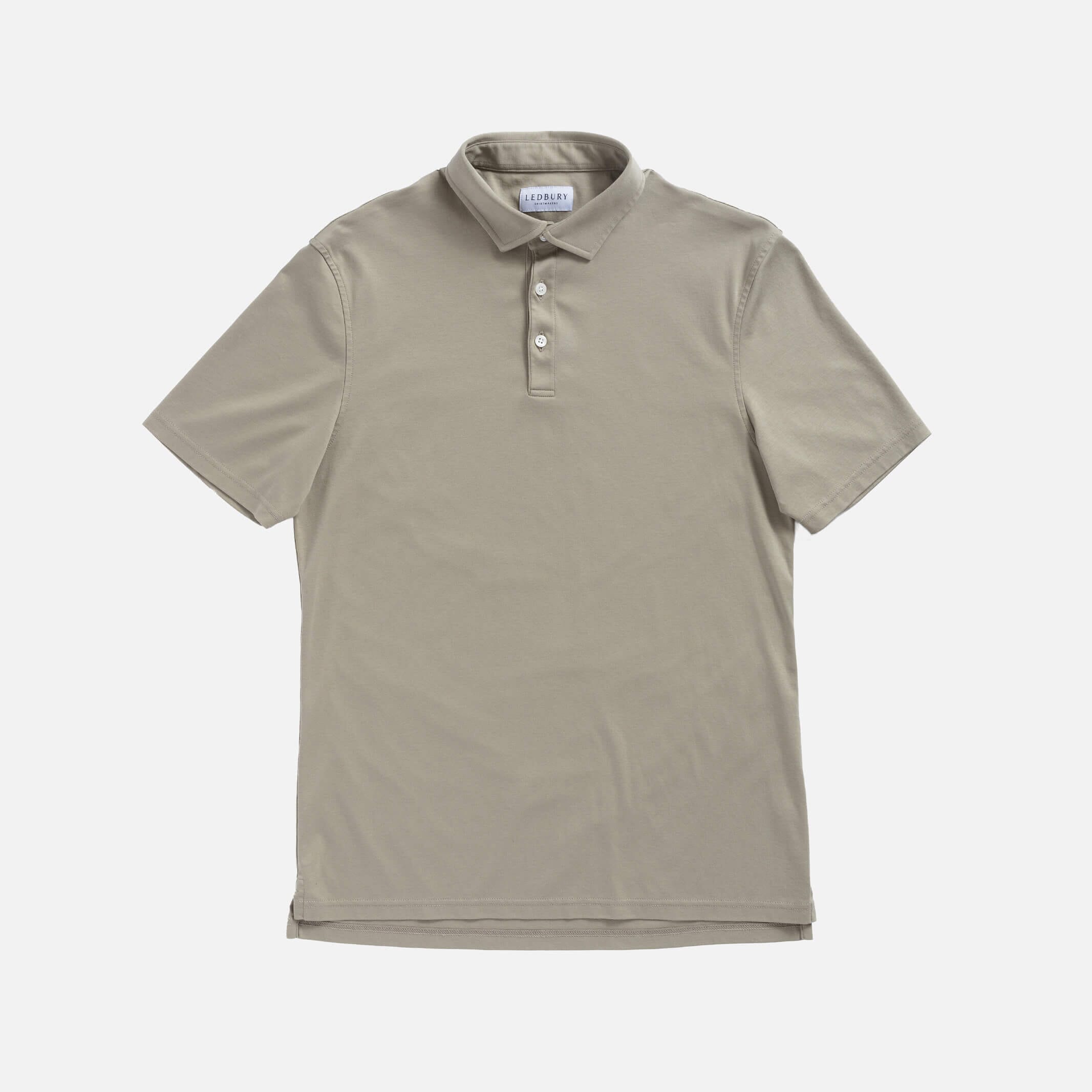 The Tan Arlon Knit Custom Polo Custom Polo- Ledbury