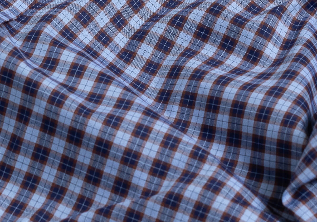 The Blue Parsons Check Custom Shirt Custom Dress Shirt- Ledbury