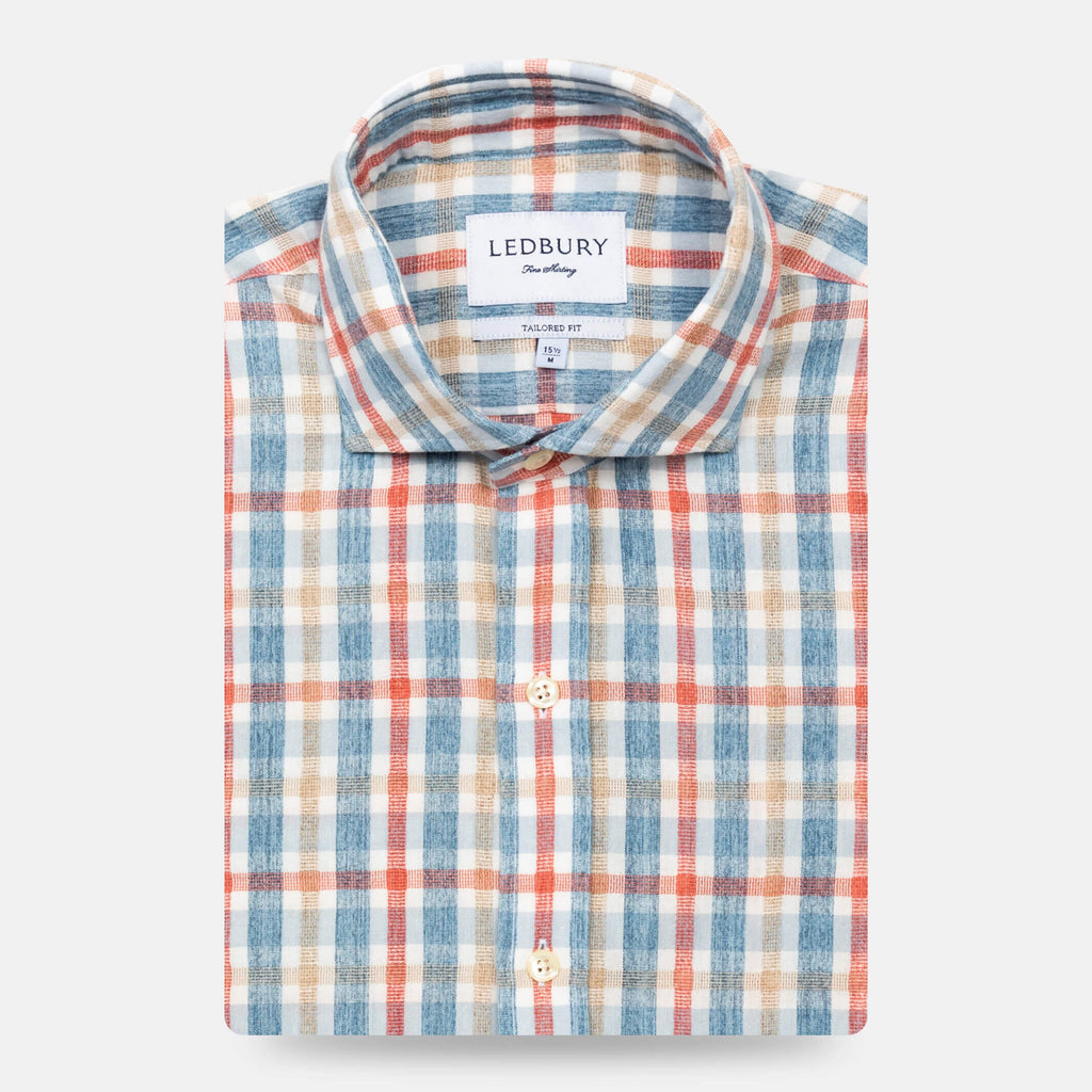 The Guava Boyne Check Custom Shirt Custom Casual Shirt- Ledbury