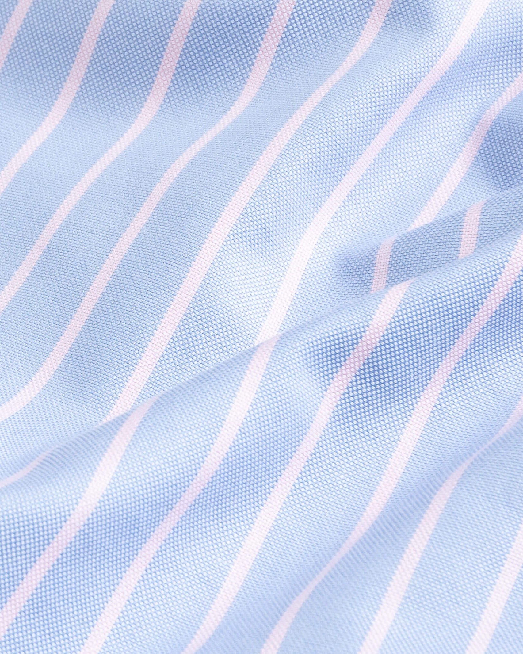 The Light Blue Brentford Oxford Stripe Custom Shirt Custom Casual Shirt- Ledbury