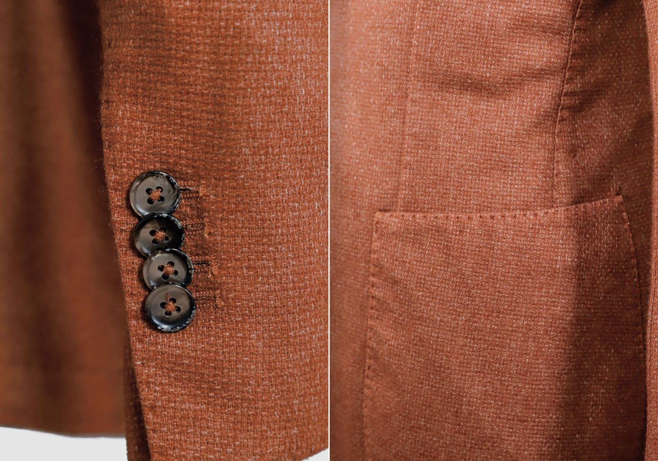 The Autumn Orange Burgess Sport Coat Sport Coat- Ledbury