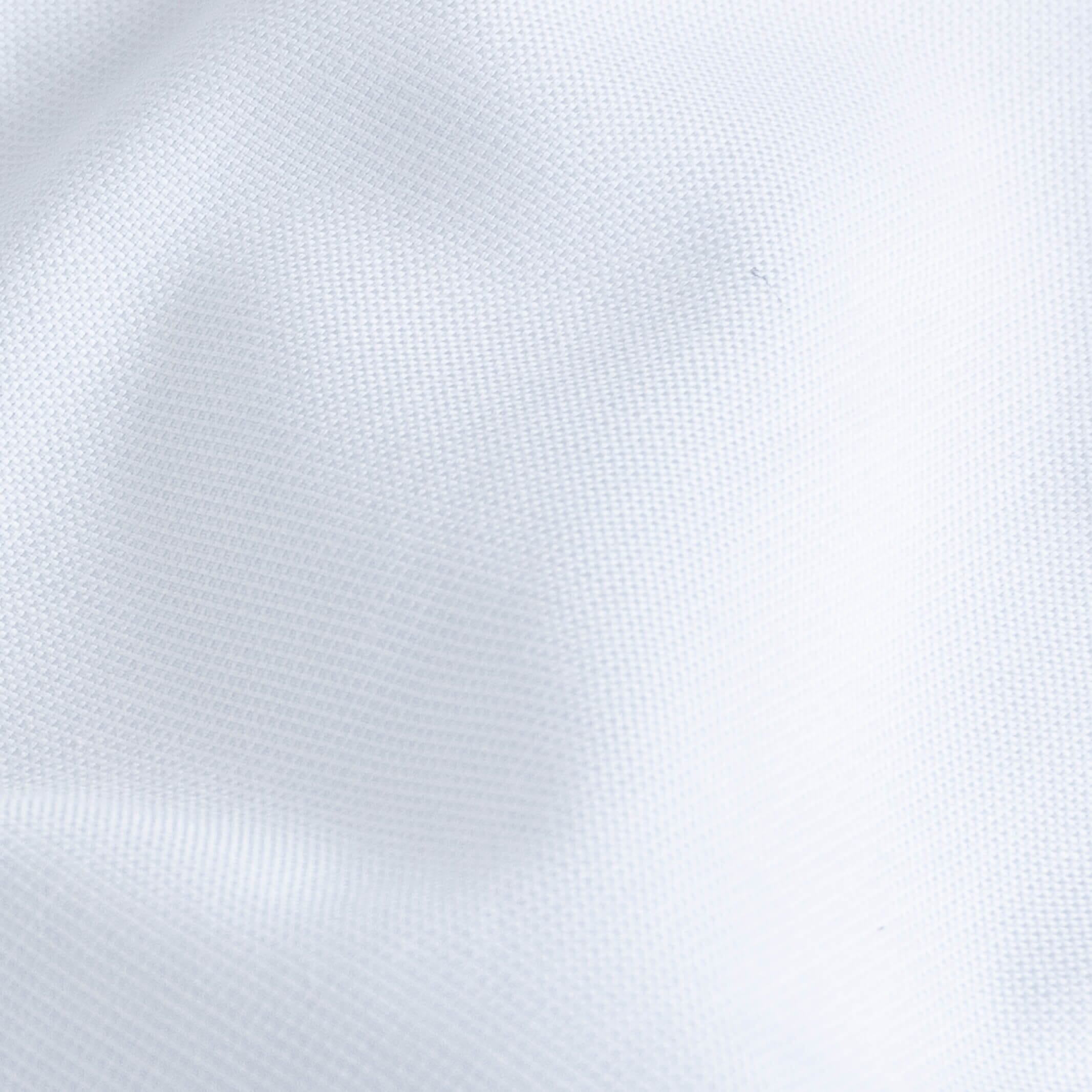 The White Carter Panama Oxford Custom Shirt Custom Dress Shirt- Ledbury