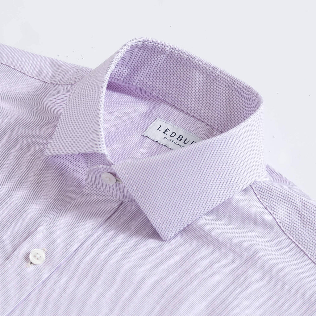 The Lavender Carter Panama Oxford Custom Shirt Custom Dress Shirt- Ledbury